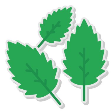 Yaprak vektör simgesi modern illüstrasyon