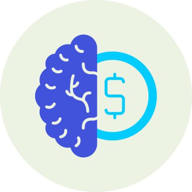 Dolar işaretli beyin.