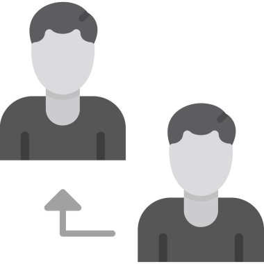 insanlar simge vektör illüstrasyonu