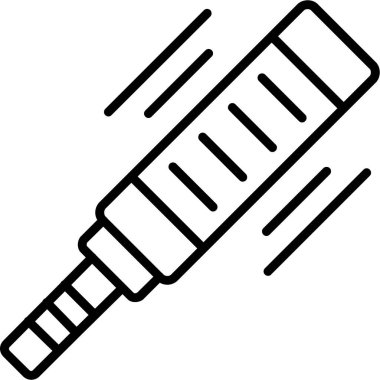 Kalem. Web simgesi basit illüstrasyon