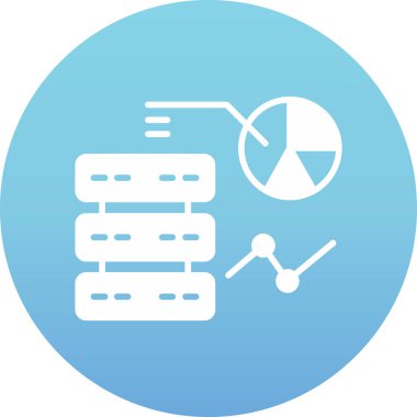 veritabanı vektör simgesi