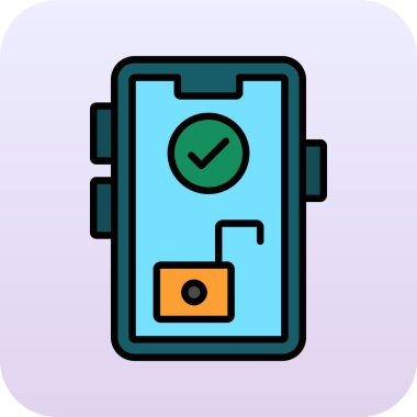 Beyaz arkaplanda izole edilmiş alarm simgesiyle ana hatlı akıllı saat. Alarm saati ve akıllı alarm simgesi. vektör