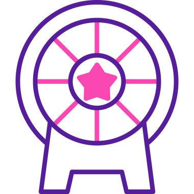 hedef simge, vektör illüstrasyonu