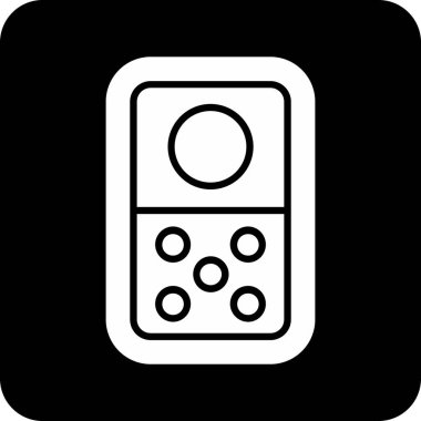 Domino Web simgesi, vektör illüstrasyonu