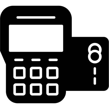 banka kartı kutsal kişilerin resmi, vektör çizim