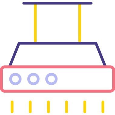 Yönlendirici. Web simgesi basit illüstrasyon