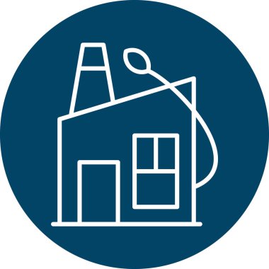 Ev simgesinin vektör illüstrasyonu