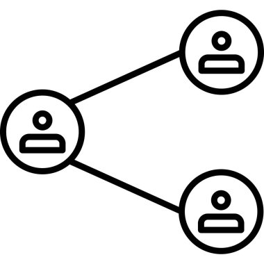 Ağ insanlarının vektör illüstrasyonu