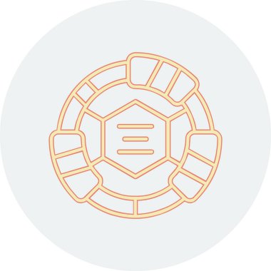 Modern b 'nin vektör illüstrasyonunda topun eksik simgesi