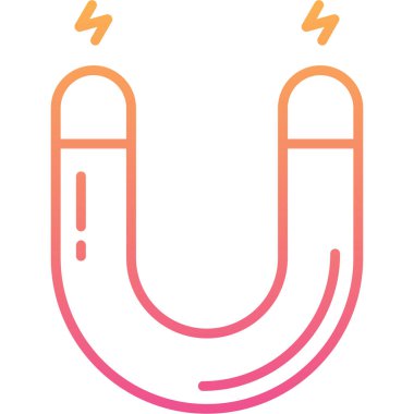 mıknatıs simgesi vektör çizimi