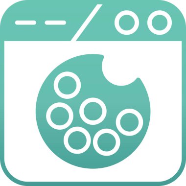 Modern b 'nin vektör illüstrasyonunda makinenin eksik simgesi