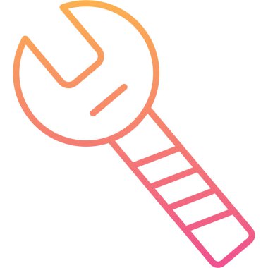 kürek simgesi vektör illüstrasyonu