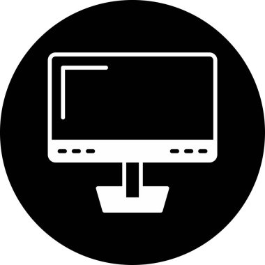 ekran simgesi, vektör illüstrasyonunu izle