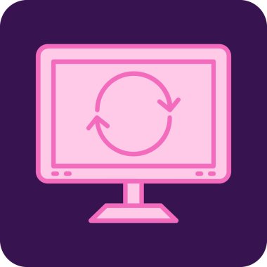 Modern simgenin vektör illüstrasyonu