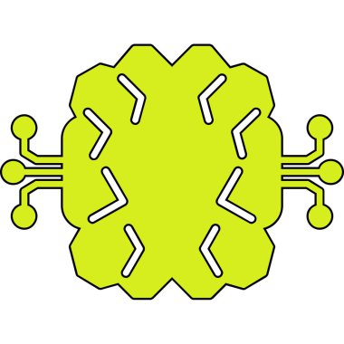 Virüs ikonu vektör illüstrasyonu