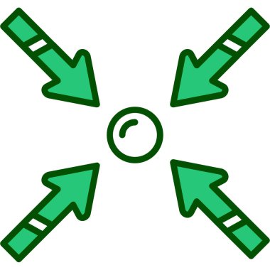 ok simgesi vektör illüstrasyonu