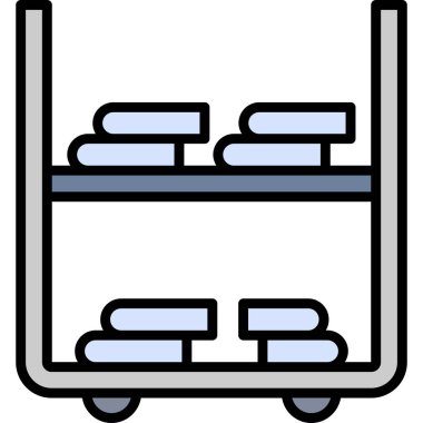 Alışveriş arabası süpermarket simgesi