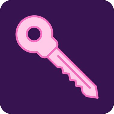 anahtar simgesi çizimi