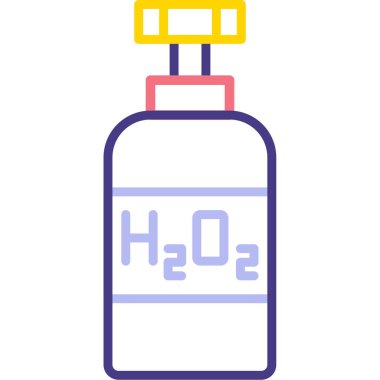 Kimyasal şişe. Basit tasarım