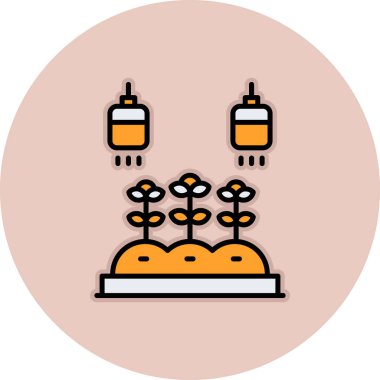 Güzel çiçekli bir pastanın vektör çizimi