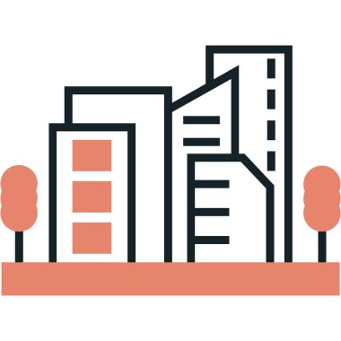 Şehir Binası. Basit tasarım