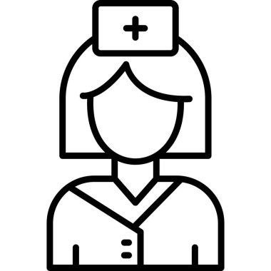 Hastane doktoru vektör simgesi