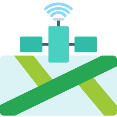 Kablosuz. Web simgesi basit illüstrasyon