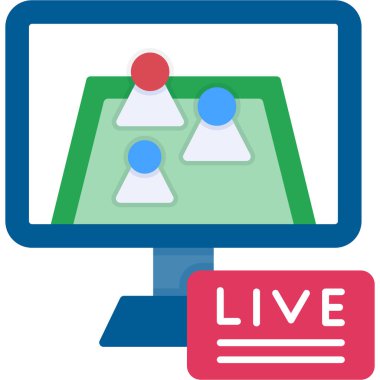 canlı vektör düz renk simgesi