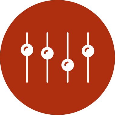 Çember simgesi olan bir dairenin düz simgesi