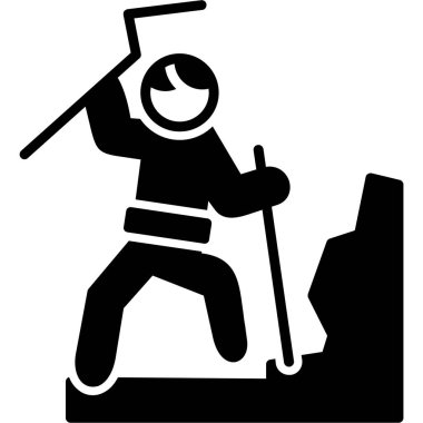 çekiçli bir adamın ahşap çizimi