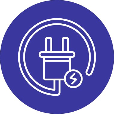 vektör güç simgesi, vektör illüstrasyonu