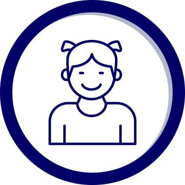 İnsan simgesinin vektör illüstrasyonu