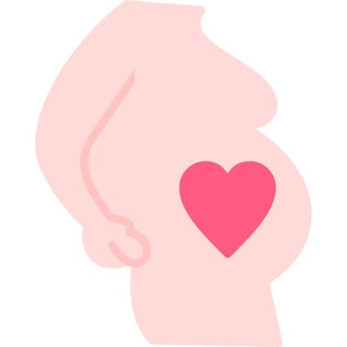 kadın kalp şeklinde