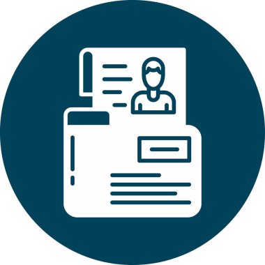 Belge. Web simgesi basit illüstrasyon