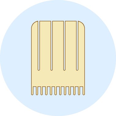 Tarak. Web simgesi basit illüstrasyon