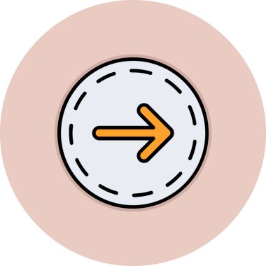 Zamanın vektör illüstrasyonu ve eksik simge