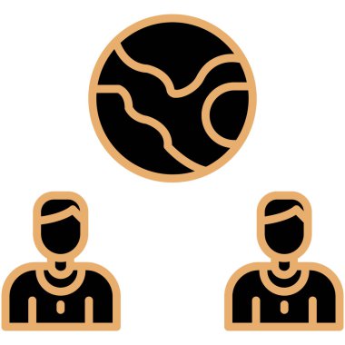 Takım iş simgesi. vektör çizim