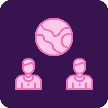 takım toplantı simgesi vektör illüstrasyon tasarımı