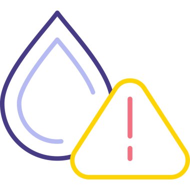 Bırakma simgesinin vektör illüstrasyonu