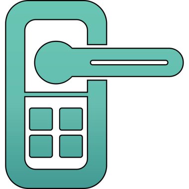 anahtar simgesi. vektör illüstrasyonu