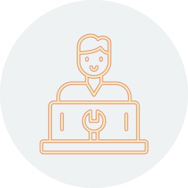 illüstrasyon vektör simgesi