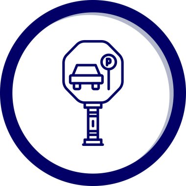 Vektör illüstrasyonu, araba simgesi