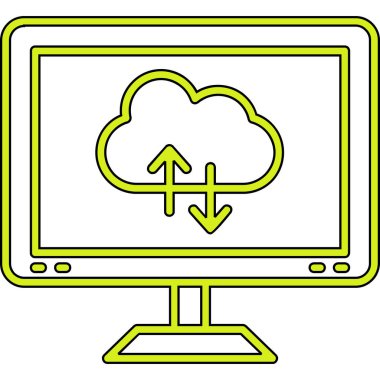 Bulut hesaplama. Web simgesi