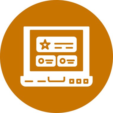 seo modern simgesinin vektör illüstrasyonu