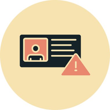 Hata simgesi vektör illüstrasyonu