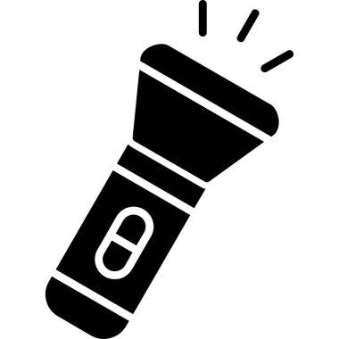 el feneri. Web simgesi basit illüstrasyon