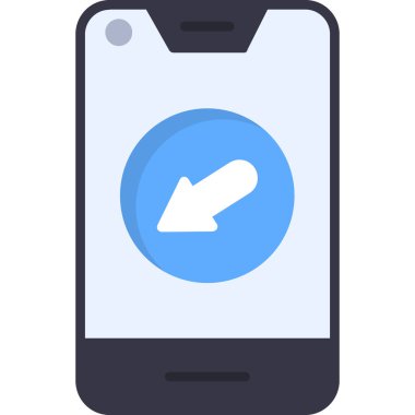 Cep telefonu. Basit resimleme