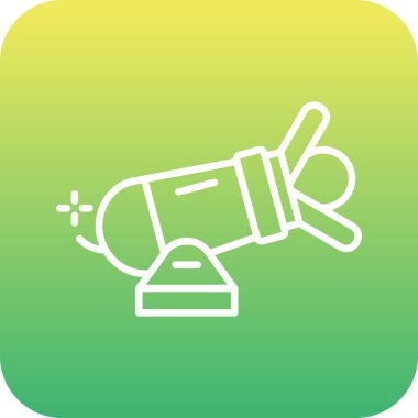 uydu simgesi vektör illüstrasyonu