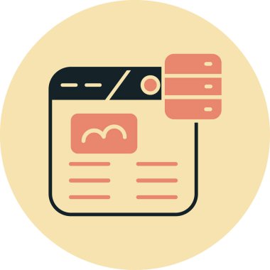 Cep telefonu simgesi, vektör illüstrasyonu