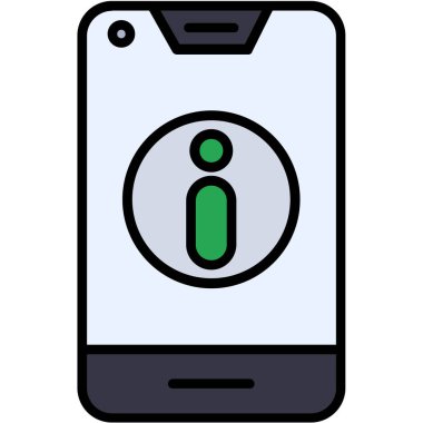 Telefon simgesi vektör illüstrasyonu